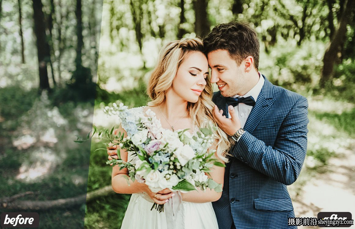 电影婚礼情绪人像LR预设 Moody Wedding Lightroom Presets