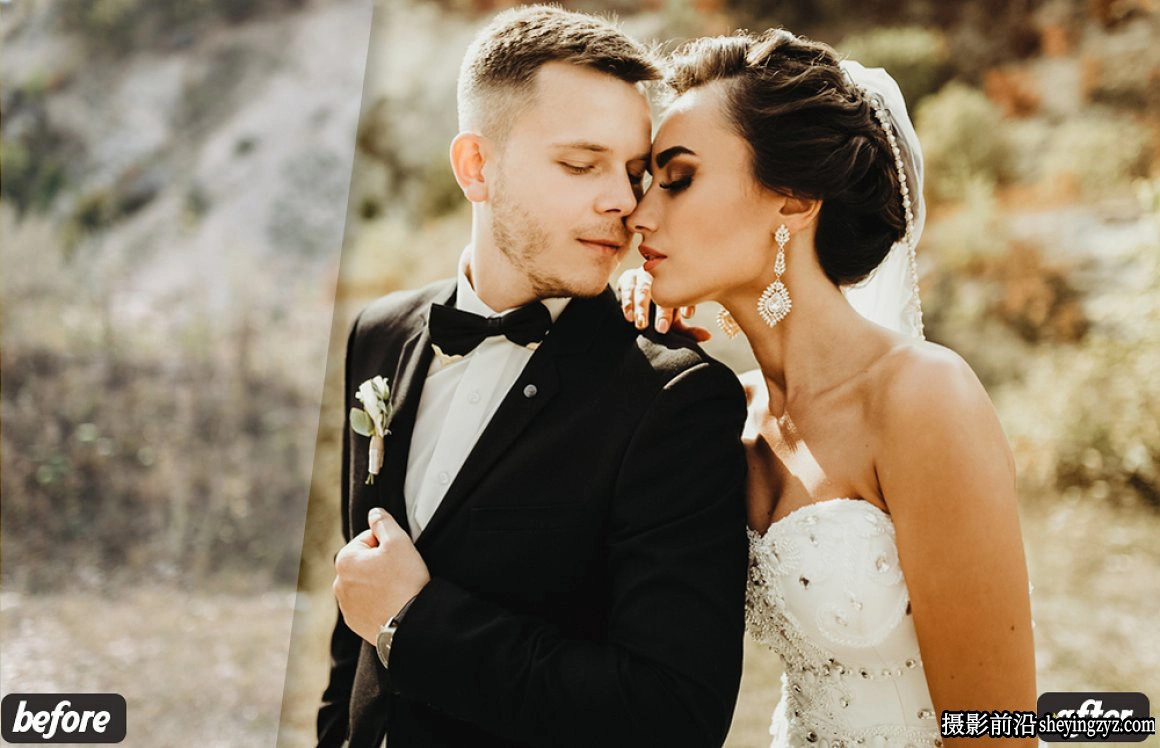 电影婚礼情绪人像LR预设 Moody Wedding Lightroom Presets
