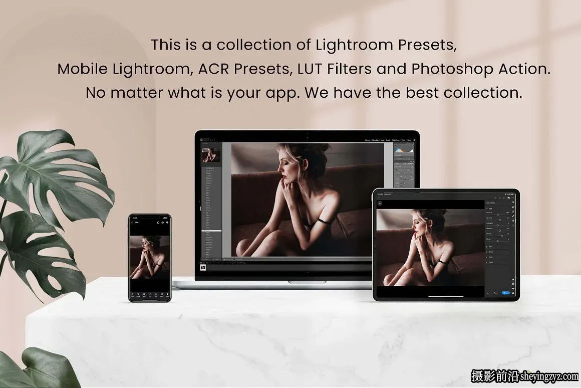 时尚私房艺术人像调色LR预设及LUT预设 Boudoir Lightroom LUTs