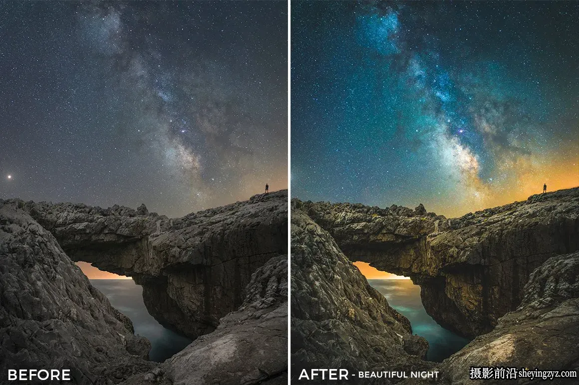 天文星空银河风光摄影LR预设 Astro Photography Lightroom Presets