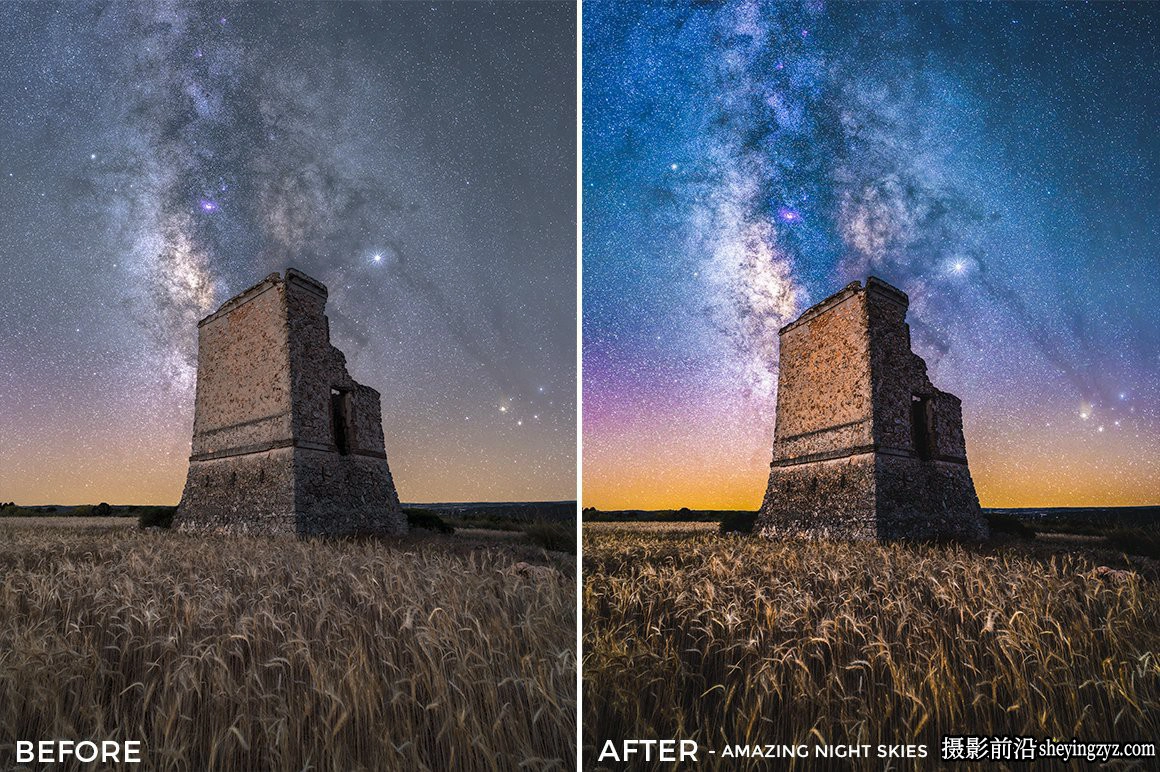 天文星空银河风光摄影LR预设 Astro Photography Lightroom Presets
