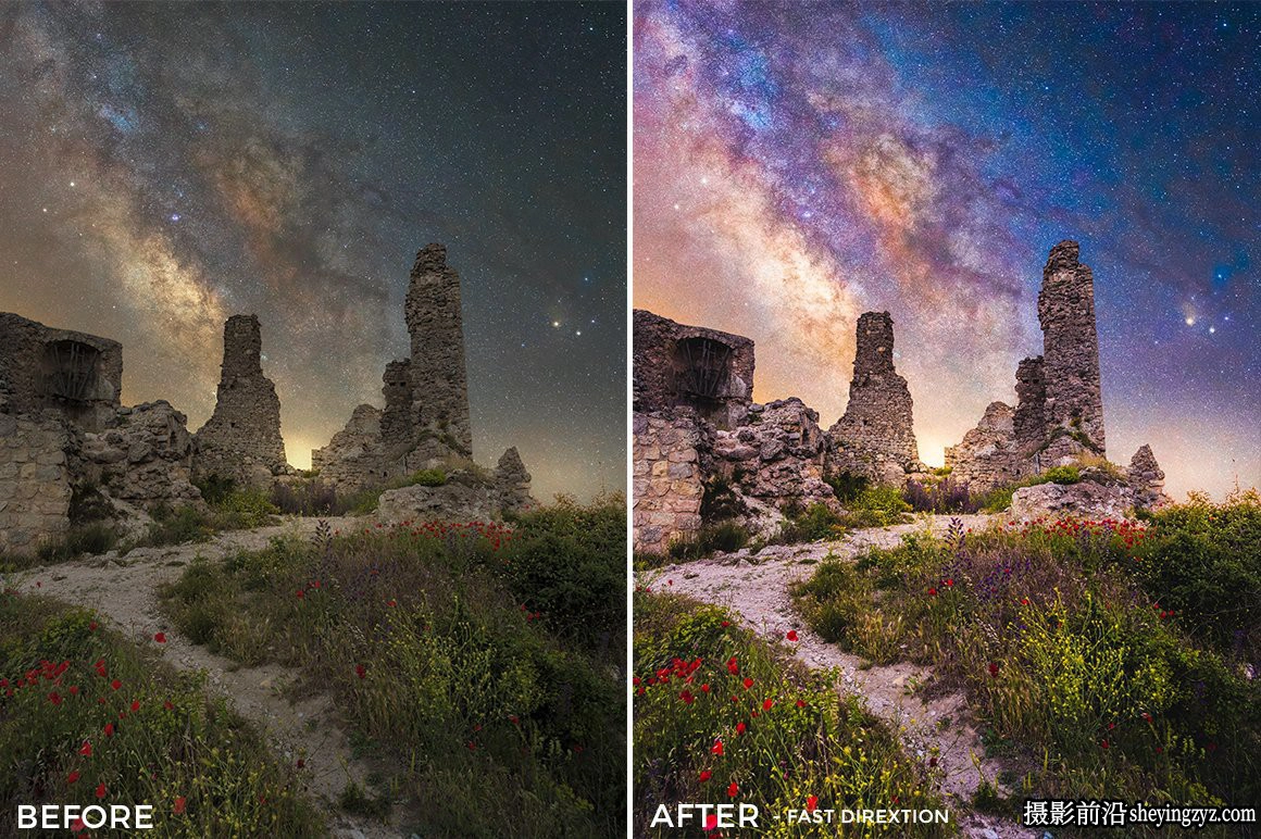 天文星空银河风光摄影LR预设 Astro Photography Lightroom Presets