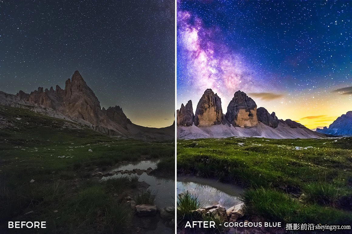 天文星空银河风光摄影LR预设 Astro Photography Lightroom Presets