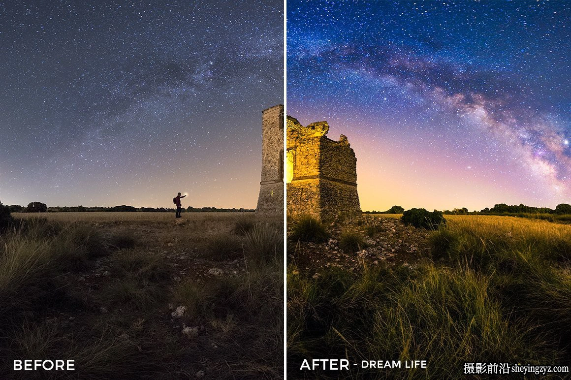 天文星空银河风光摄影LR预设 Astro Photography Lightroom Presets