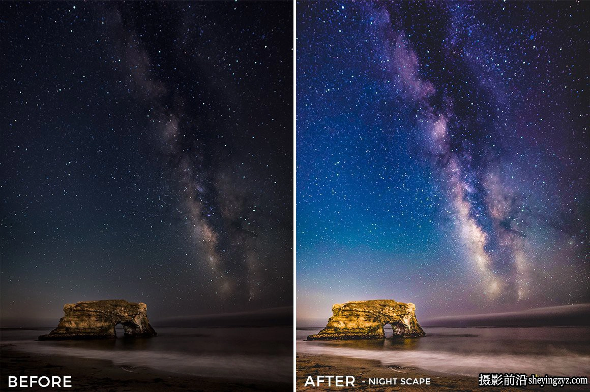 天文星空银河风光摄影LR预设 Astro Photography Lightroom Presets