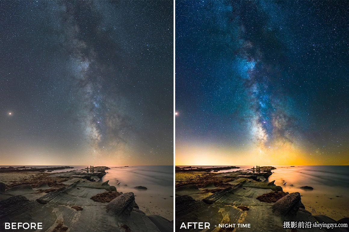 天文星空银河风光摄影LR预设 Astro Photography Lightroom Presets