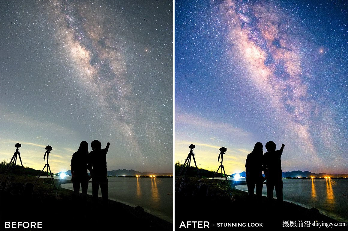 天文星空银河风光摄影LR预设 Astro Photography Lightroom Presets