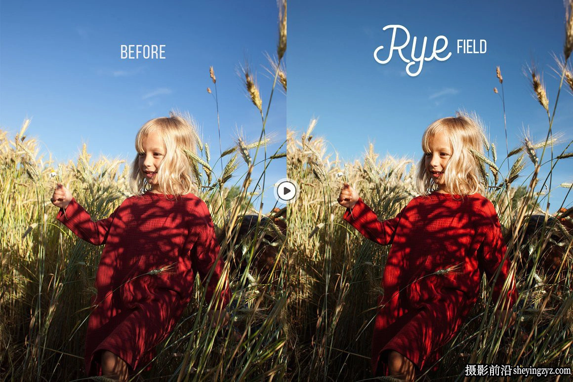 创意户外自然肖像LR预设手机调色滤镜 Rye Lightroom ACR Presets