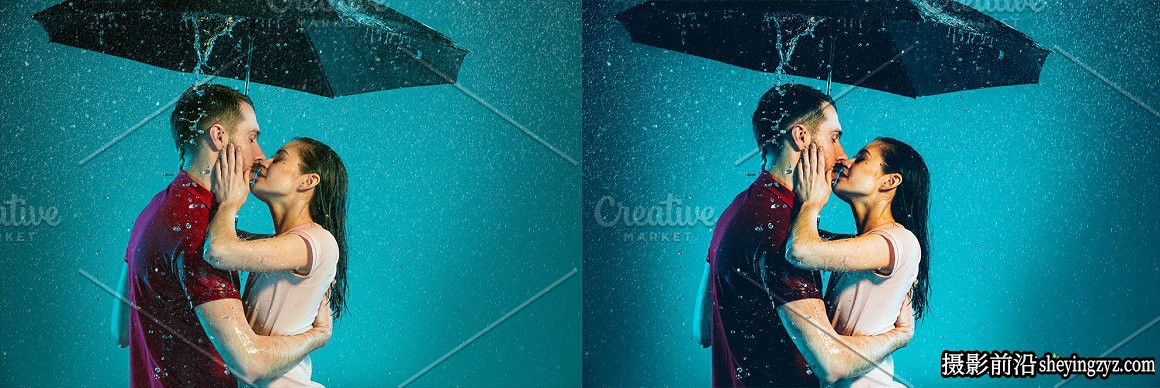 免费lr预设-蓝绿调人像调色LR预设 Lightroom Presets Peacock