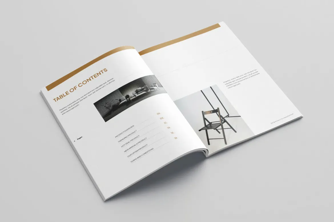 家具产品目录手册排版布局第9卷InDesign模板