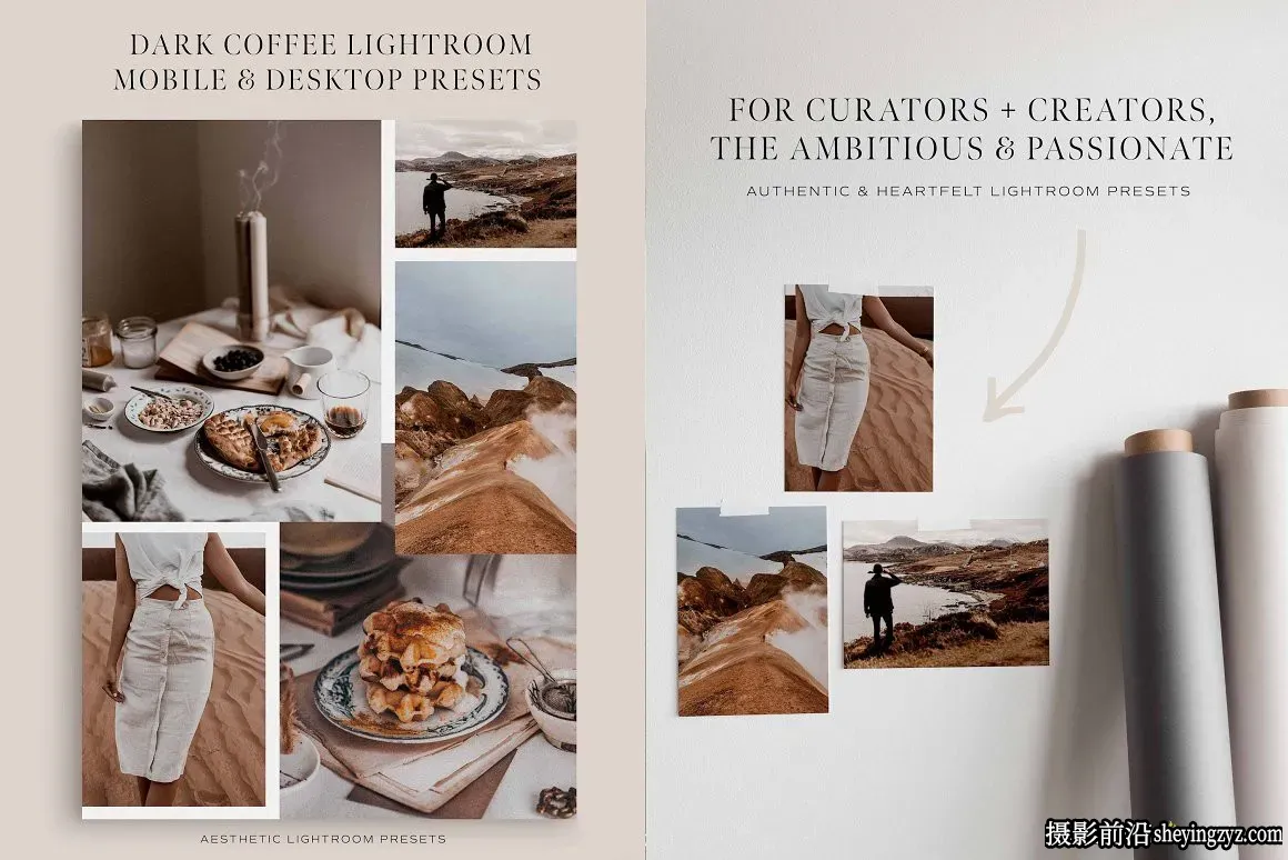 咖啡电影色彩LR预设手机调色滤镜 Dark Coffee Lightroom Presets