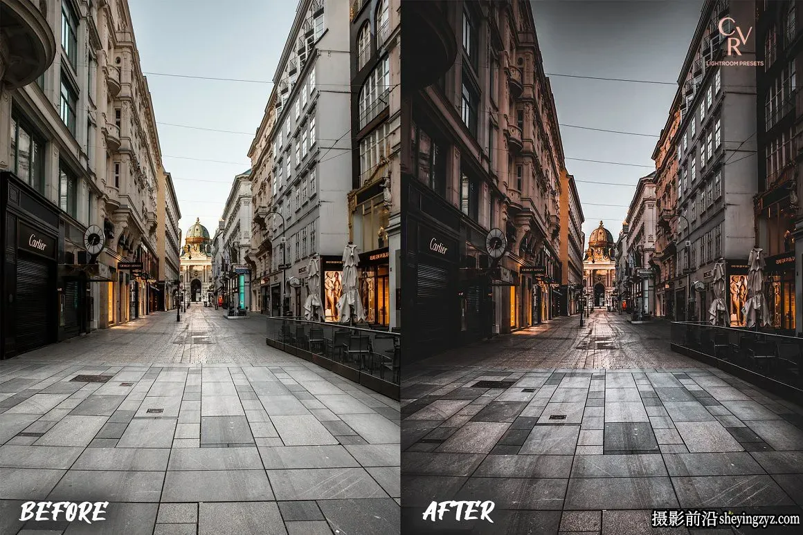 黑金橙色工业风城市街拍LR预设 Black Orange Lightroom Presets