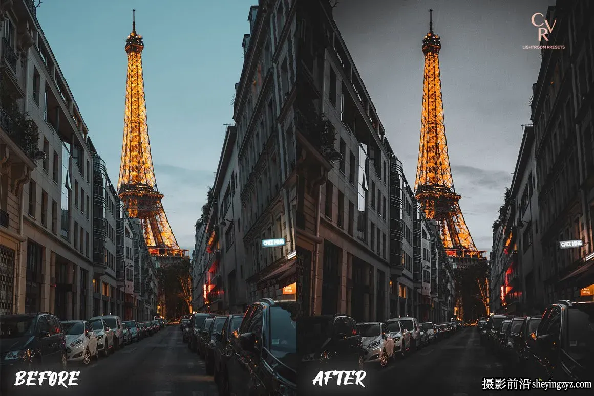 黑金橙色工业风城市街拍LR预设 Black Orange Lightroom Presets