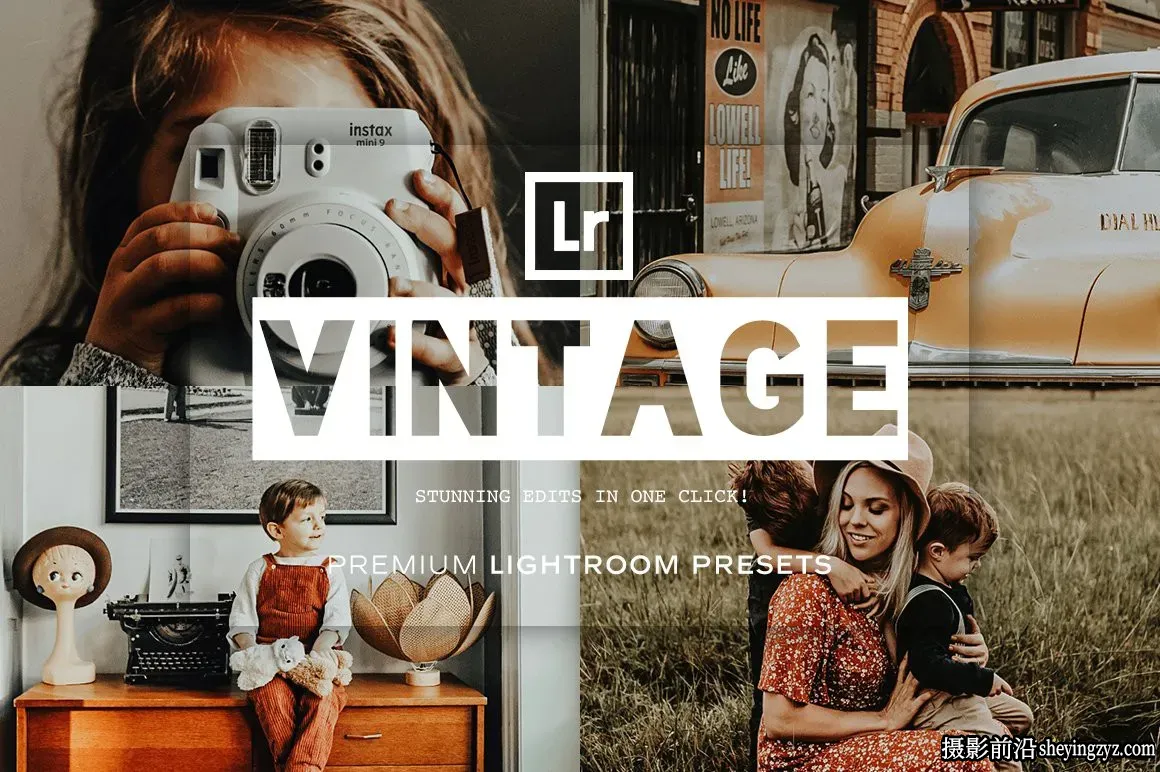复古电影胶片人像LR预设与手机调色滤镜 Vintage Lightroom Presets