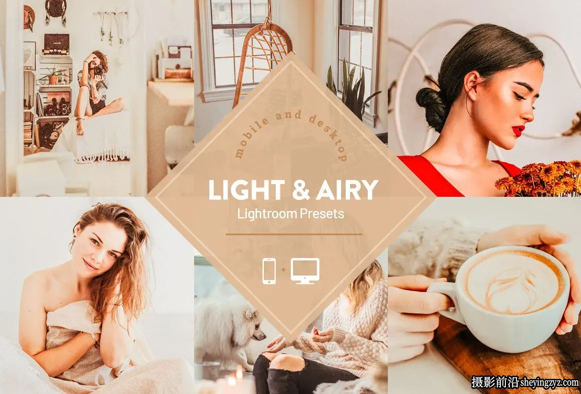 明亮室内胶片人像LR预设 Light and Airy Warm Lightroom Preset