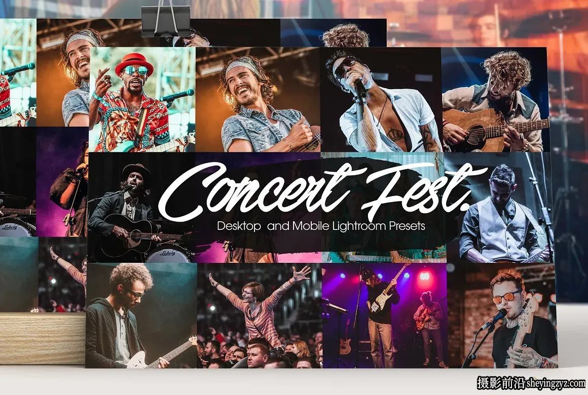 音乐会演唱会舞台摄影人像LR预设 Concert Night Lightroom Presets
