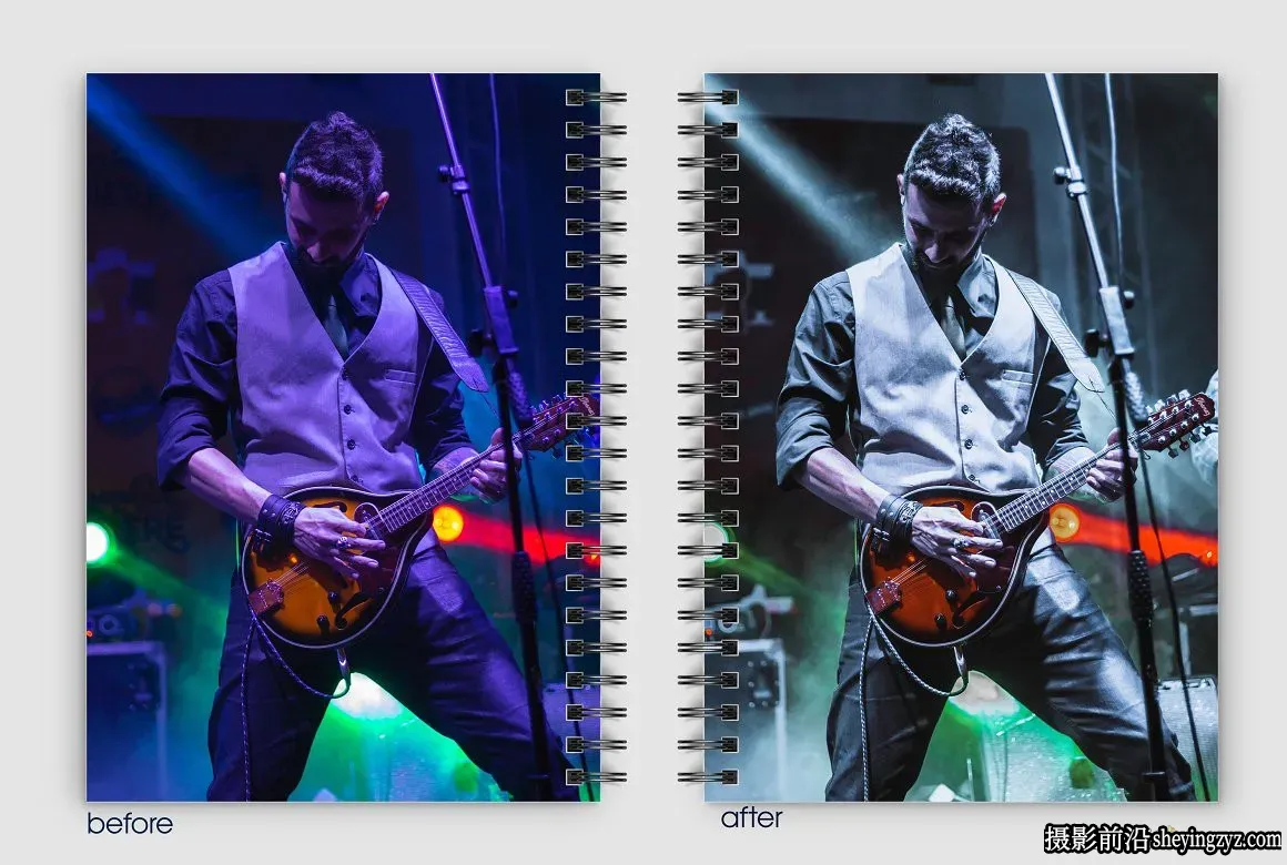 音乐会演唱会舞台摄影人像LR预设 Concert Night Lightroom Presets