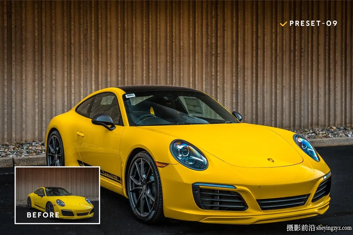 商业汽车摄影后期调色LR预设及手机调色滤镜 Automobile Presets