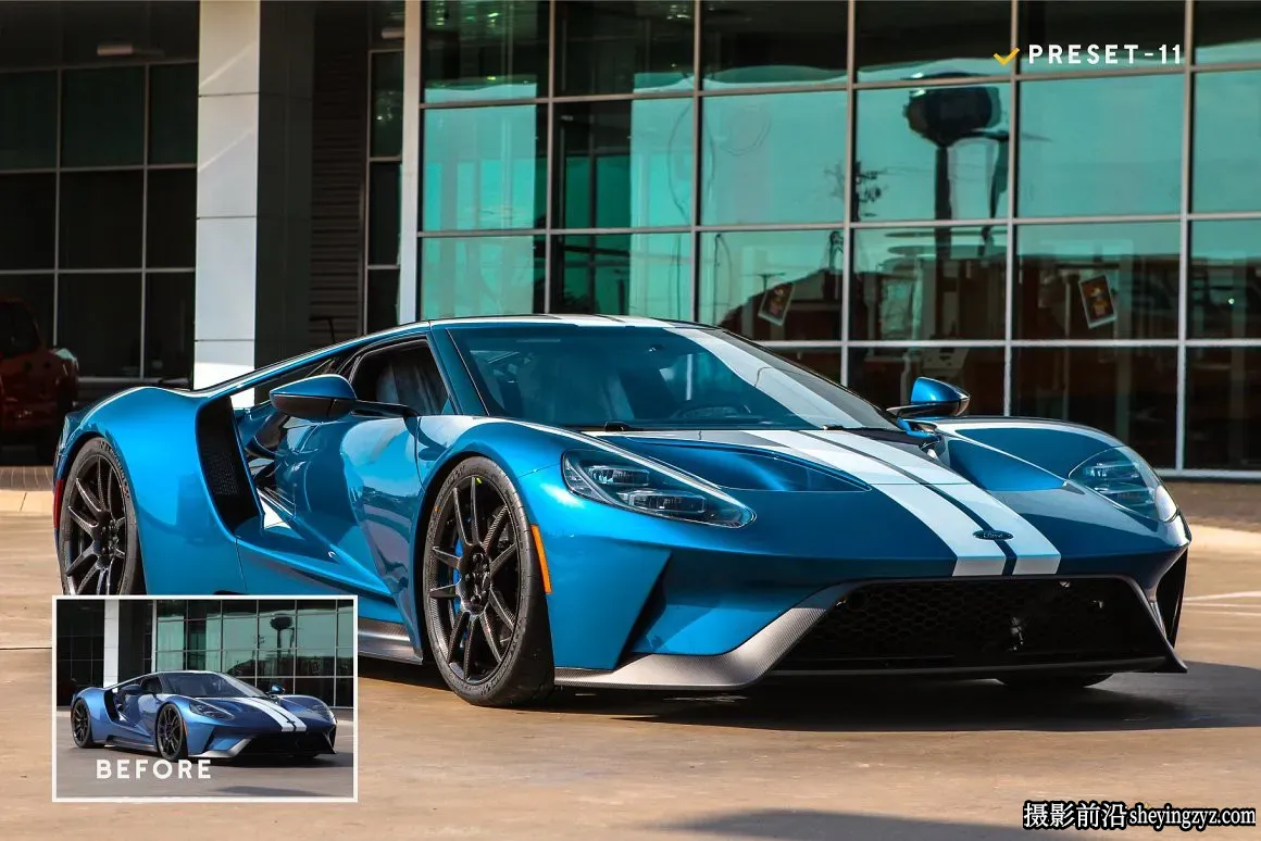商业汽车摄影后期调色LR预设及手机调色滤镜 Automobile Presets