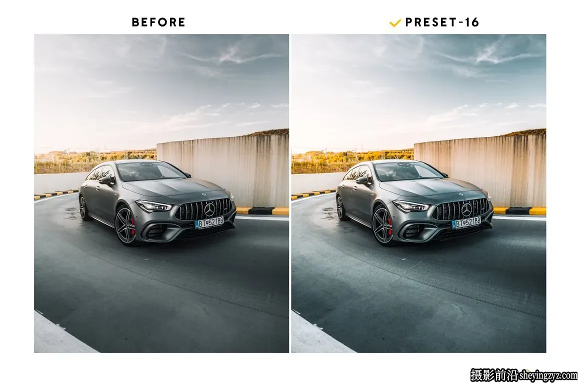 商业汽车摄影后期调色LR预设及手机调色滤镜 Automobile Presets