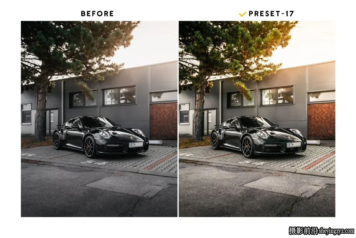 商业汽车摄影后期调色LR预设及手机调色滤镜 Automobile Presets