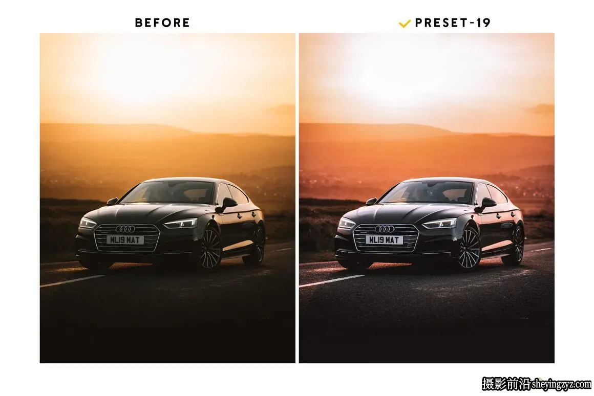 商业汽车摄影后期调色LR预设及手机调色滤镜 Automobile Presets