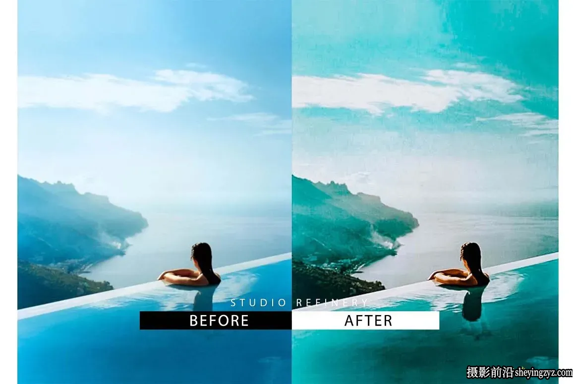 旅拍青橙色人像手机调色滤镜Teal Orange Mobile Lightroom Presets