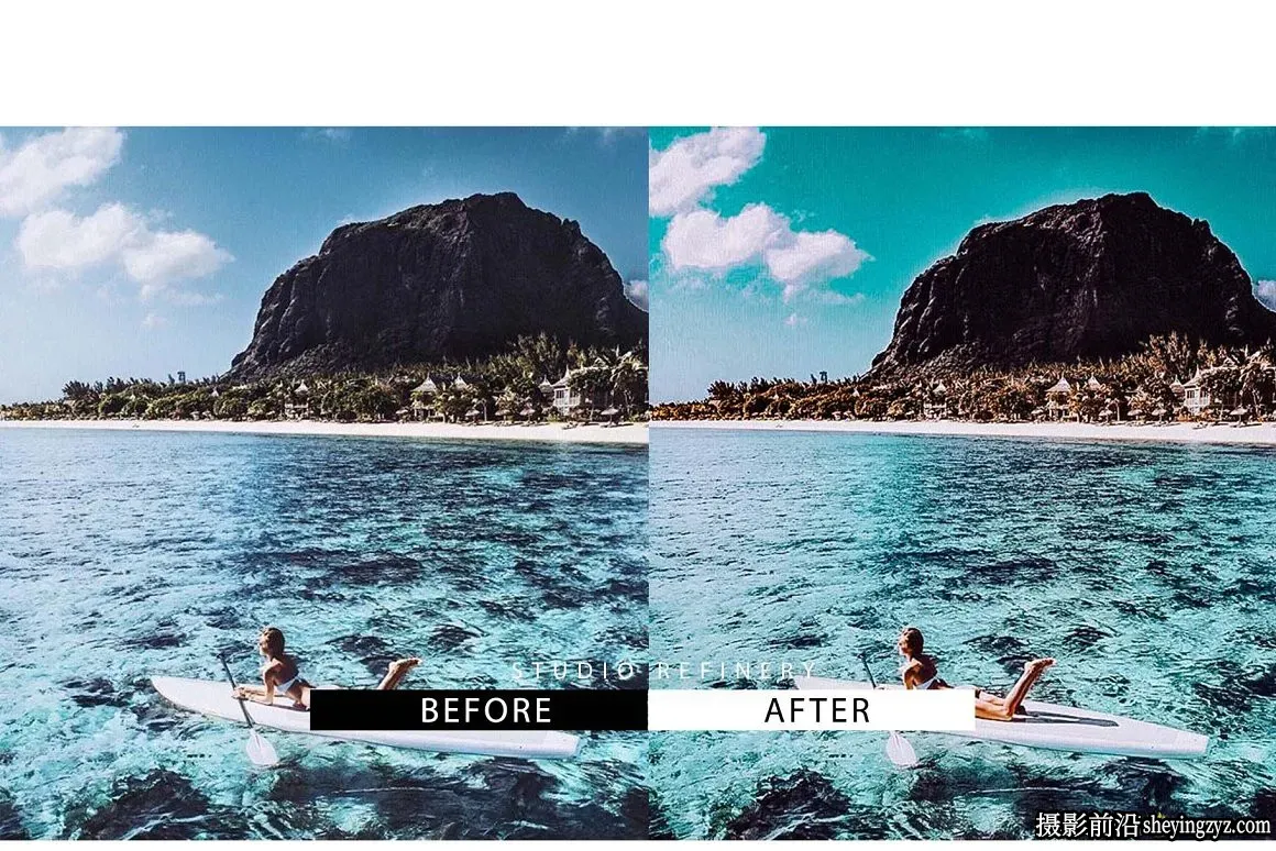 旅拍青橙色人像手机调色滤镜Teal Orange Mobile Lightroom Presets