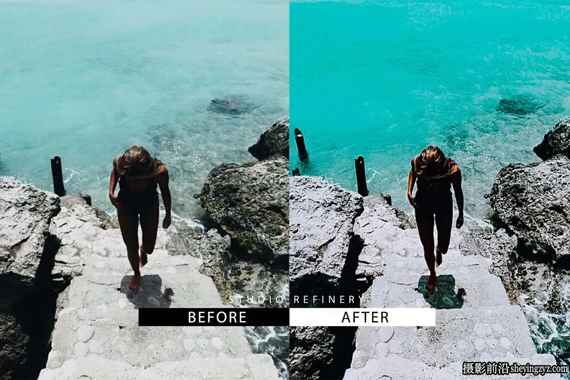 旅拍青橙色人像手机调色滤镜Teal Orange Mobile Lightroom Presets
