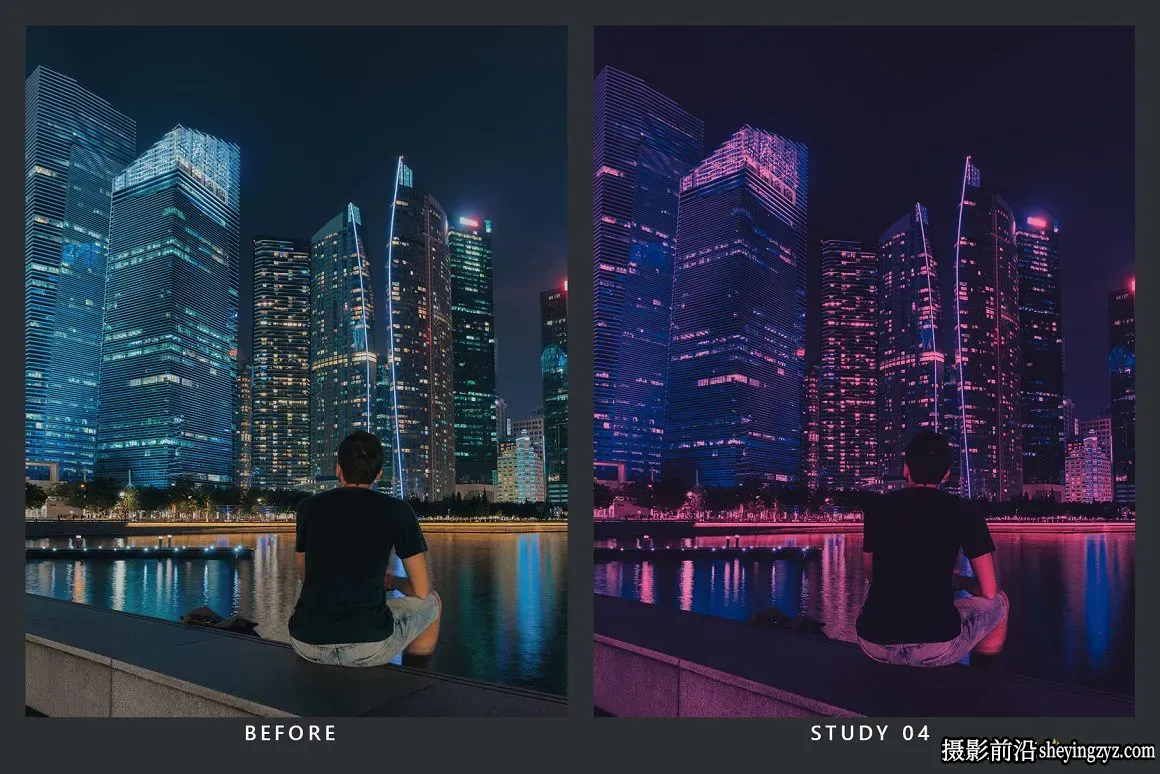 城市夜景风光调色LR预设及LUT预设20 LoFi Nights Lightroom  &amp; LUTs