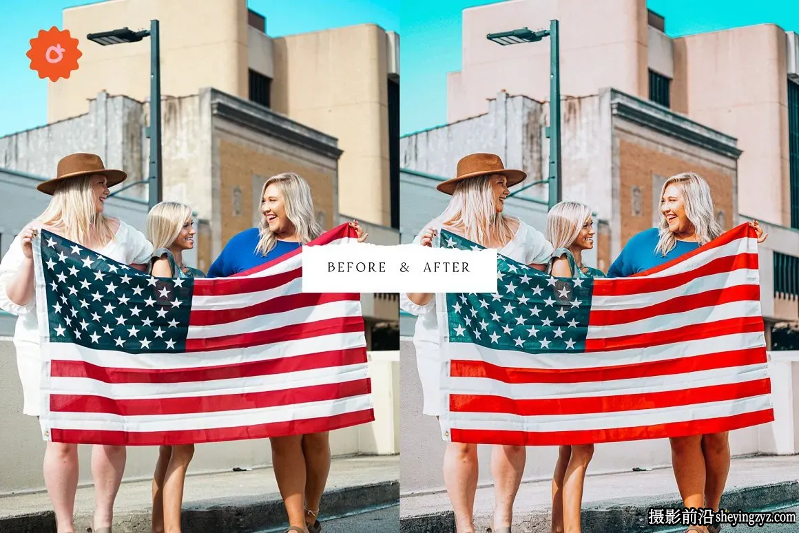 时尚写真人像调色LR预设 Chic Bloom – 4 Lightroom Presets Set