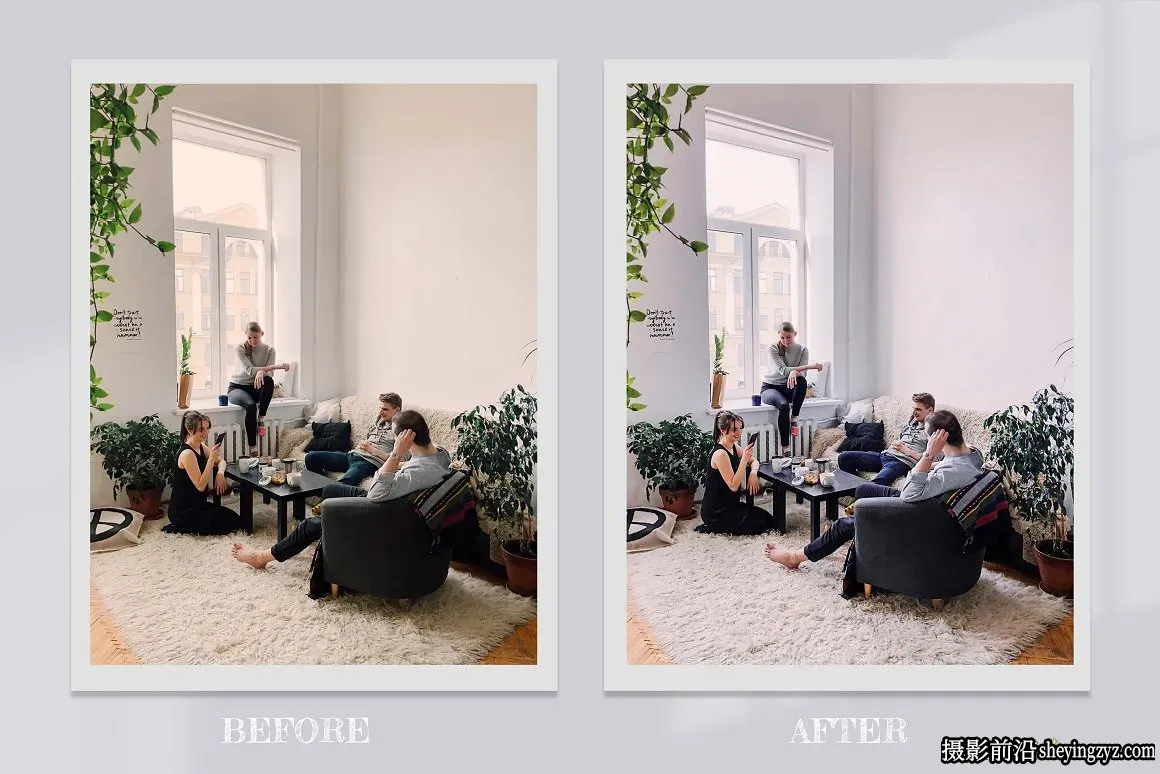 网红家庭人像胶片风LR预设手机滤镜 Cozy Home Lightroom Preset
