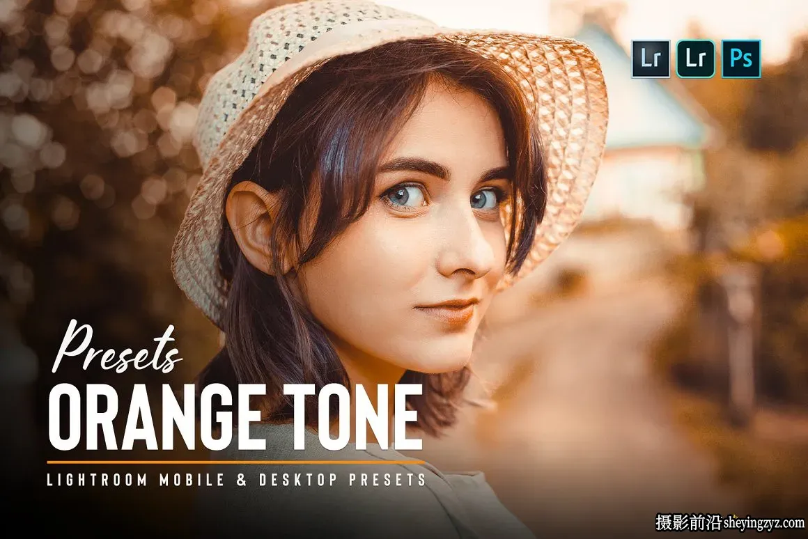 网红人像青橙色调LR预设手机调色滤镜ORANGE tone Lightroom presets