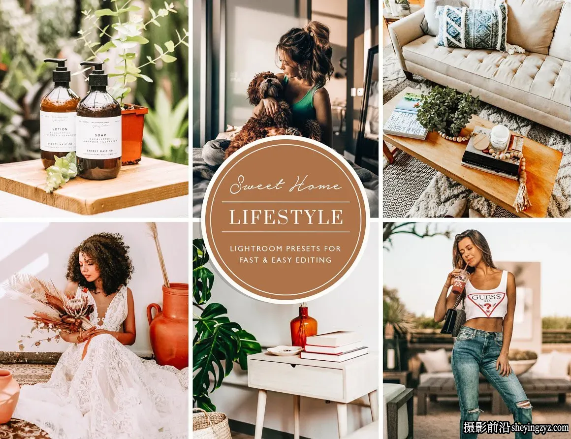 网红博客人像调色LR预设手机l滤镜 Indoor Home Lightroom Presets