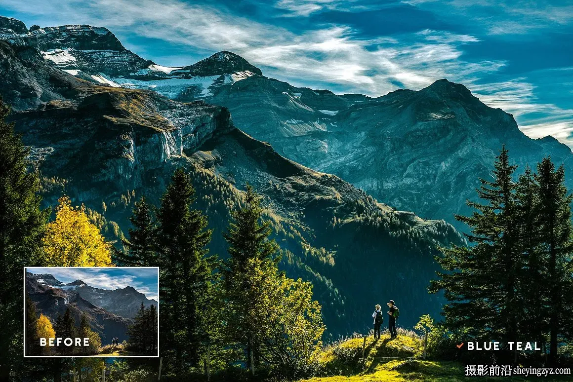 旅拍电影风光色彩增强LR预设手机调色滤镜 Travel Blogger Presets