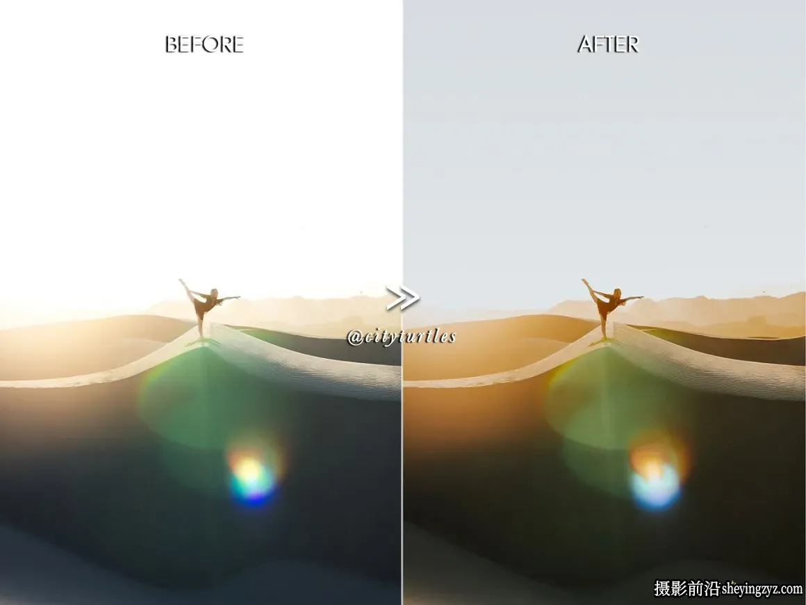 旅拍电影人像LR预设手机滤镜 DESERT BABE Outdoor Portrait Presets