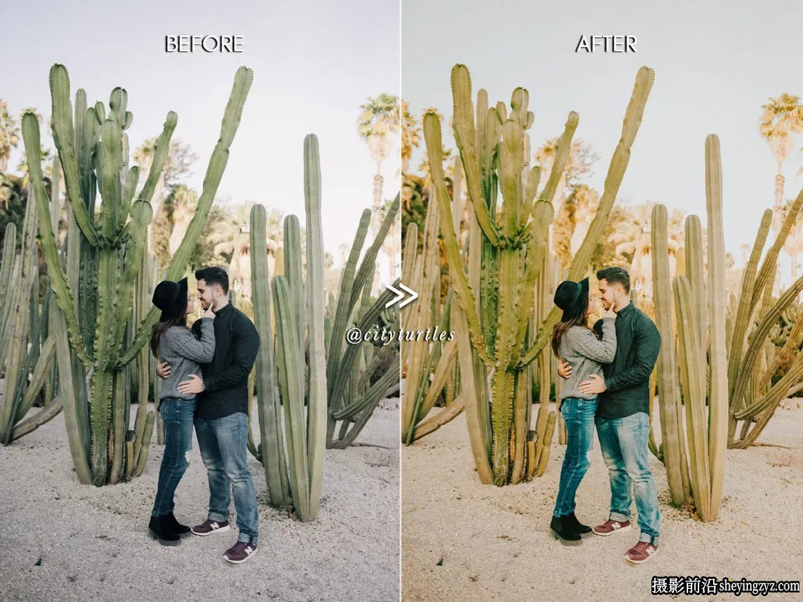 旅拍电影人像LR预设手机滤镜 DESERT BABE Outdoor Portrait Presets
