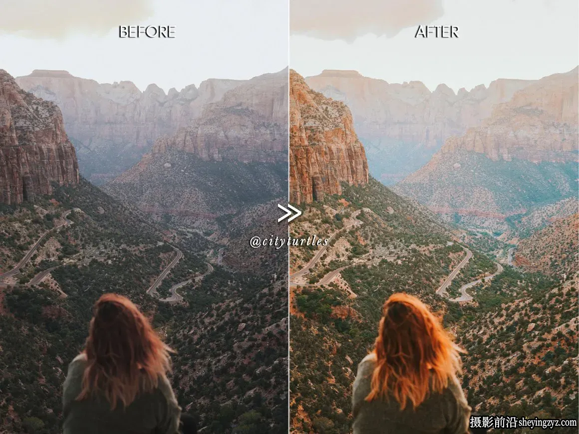 旅拍电影人像LR预设手机滤镜 DESERT BABE Outdoor Portrait Presets