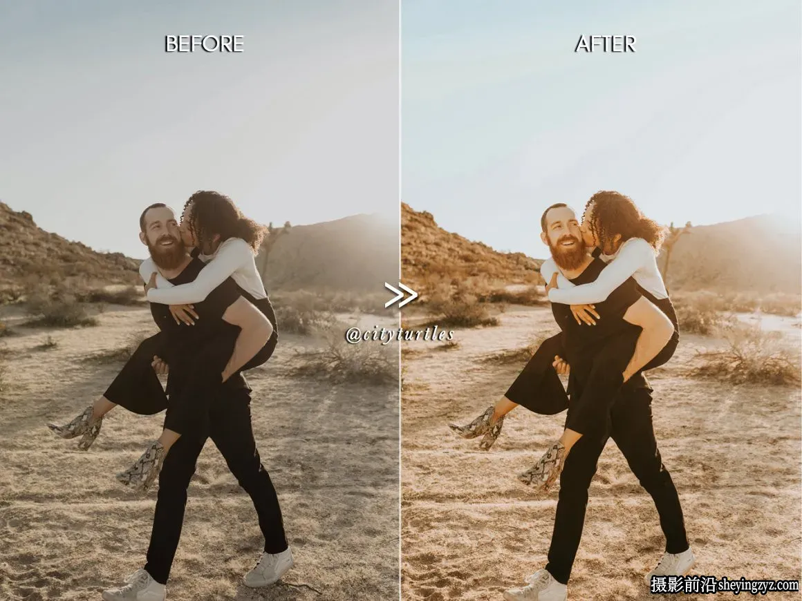 旅拍电影人像LR预设手机滤镜 DESERT BABE Outdoor Portrait Presets