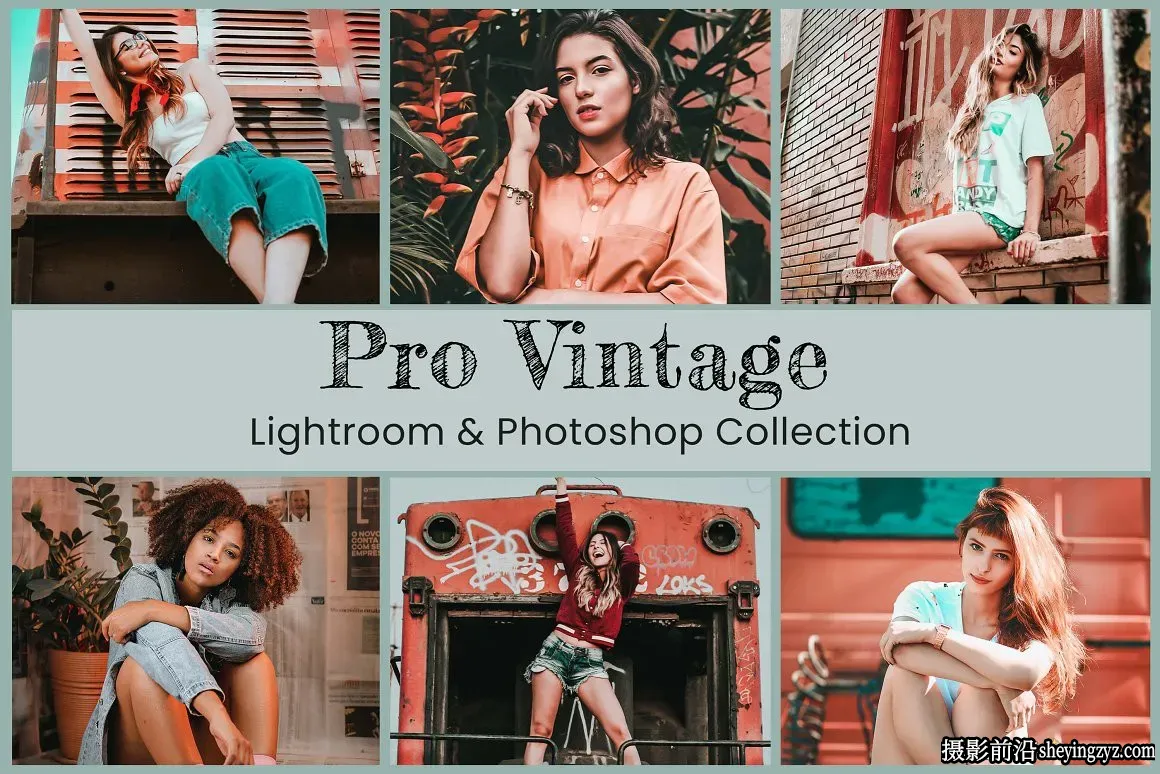 复古电影胶片人像LR预设及LUT预设 Vintage Lightroom Presets LUTs