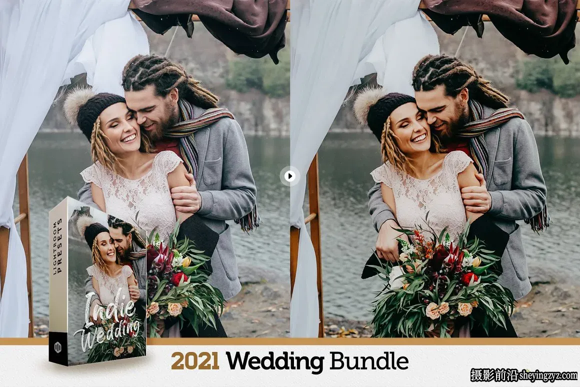 200+高级婚礼调色Lr预设手机调色滤镜  Wedding Presets Bundle