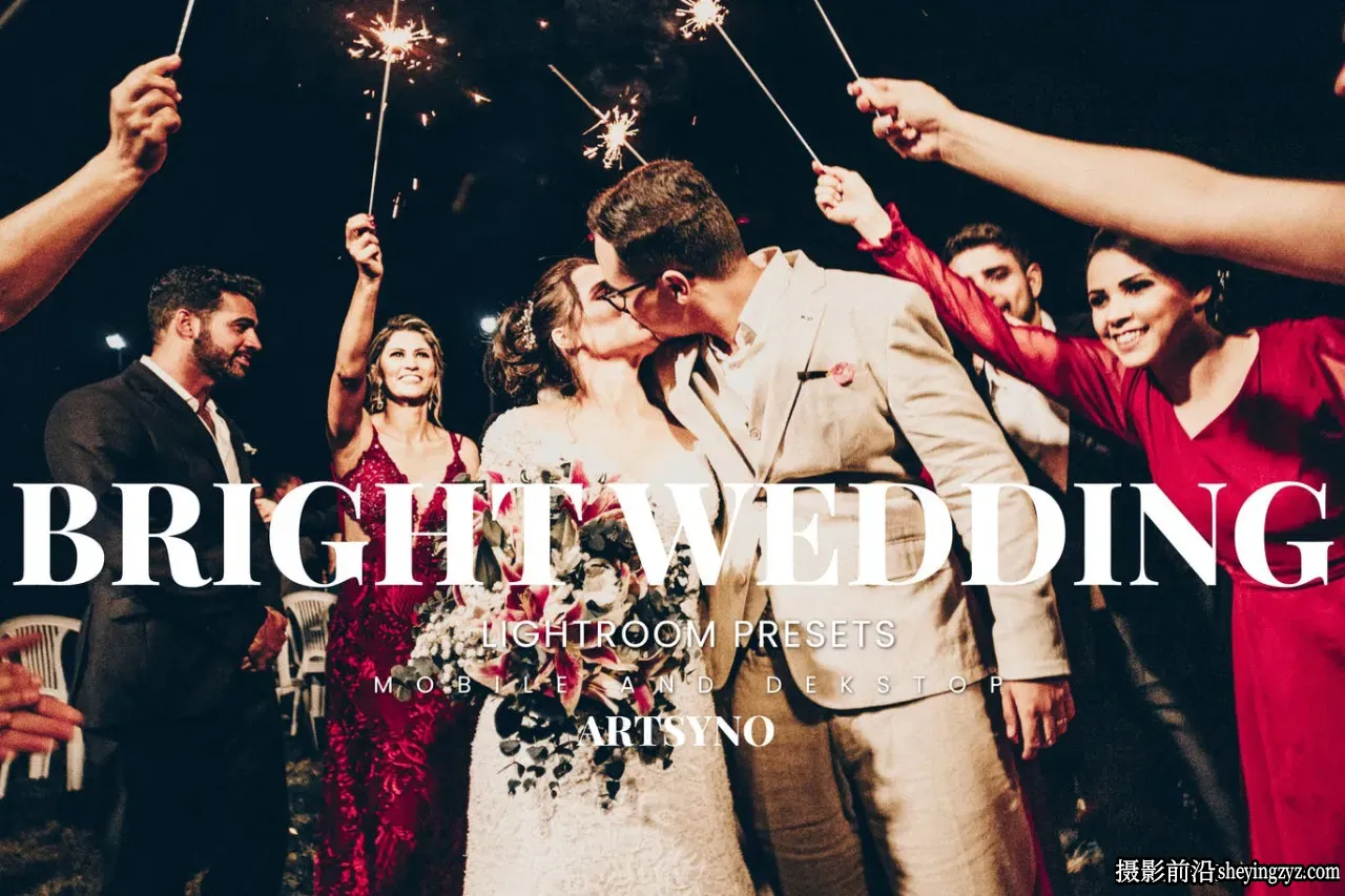 免费LR预设-复古胶片婚礼LR预设Bright Wedding Lightroom Presets