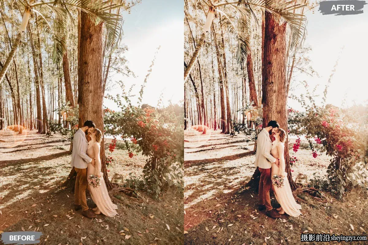 免费LR预设-复古胶片婚礼LR预设Bright Wedding Lightroom Presets