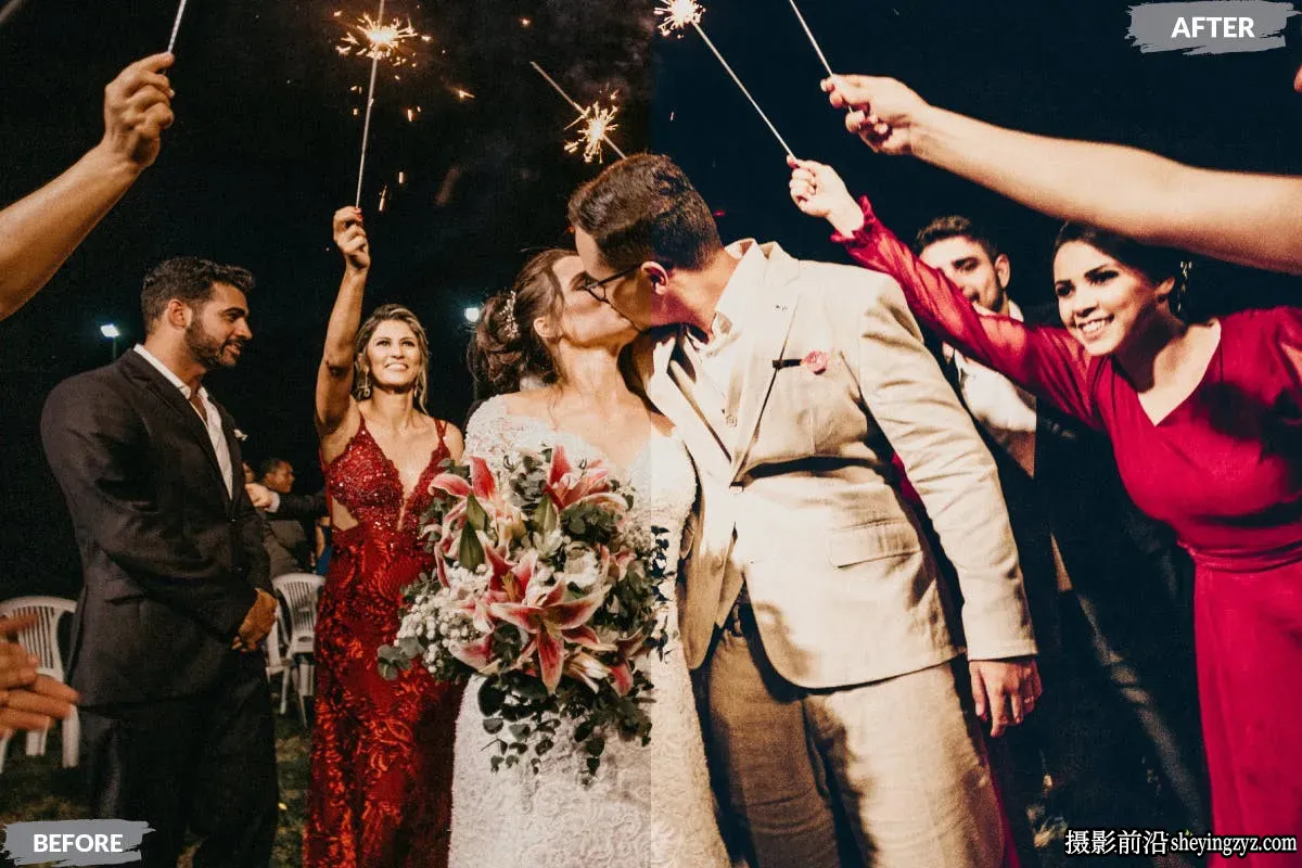 免费LR预设-复古胶片婚礼LR预设Bright Wedding Lightroom Presets