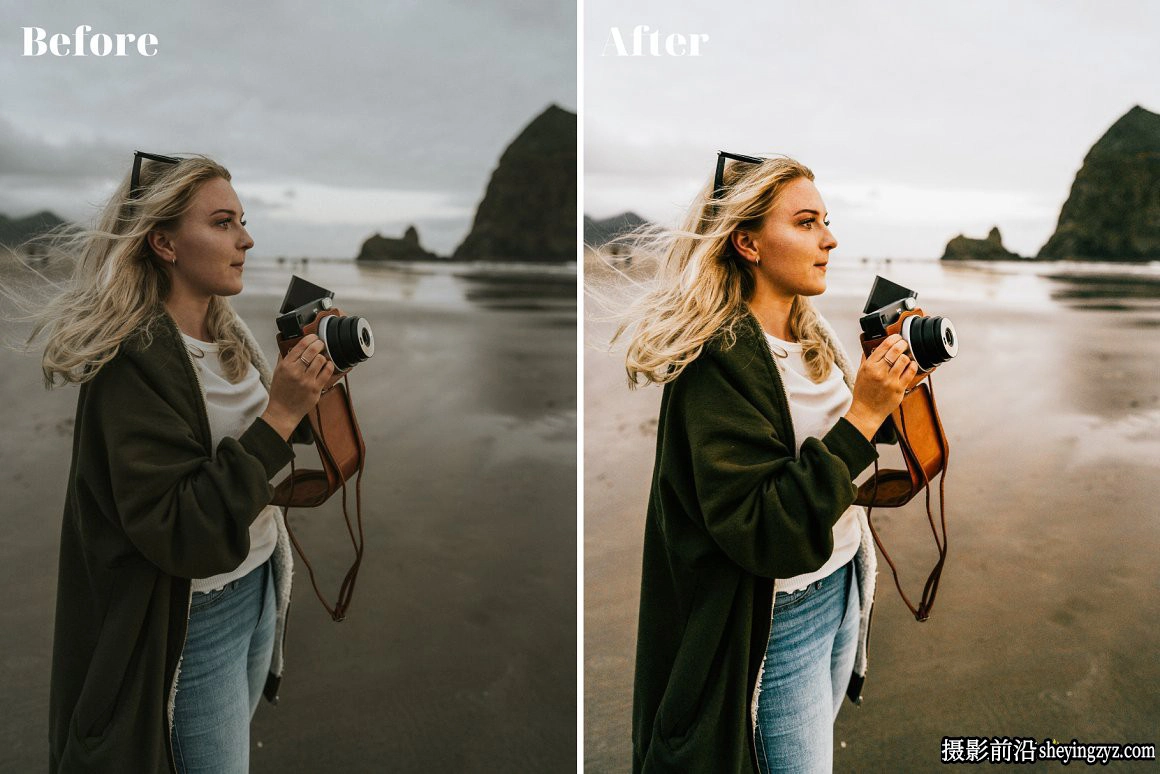 400种时尚人像电影胶片人像LR预设与手机滤镜 Lightroom Presets