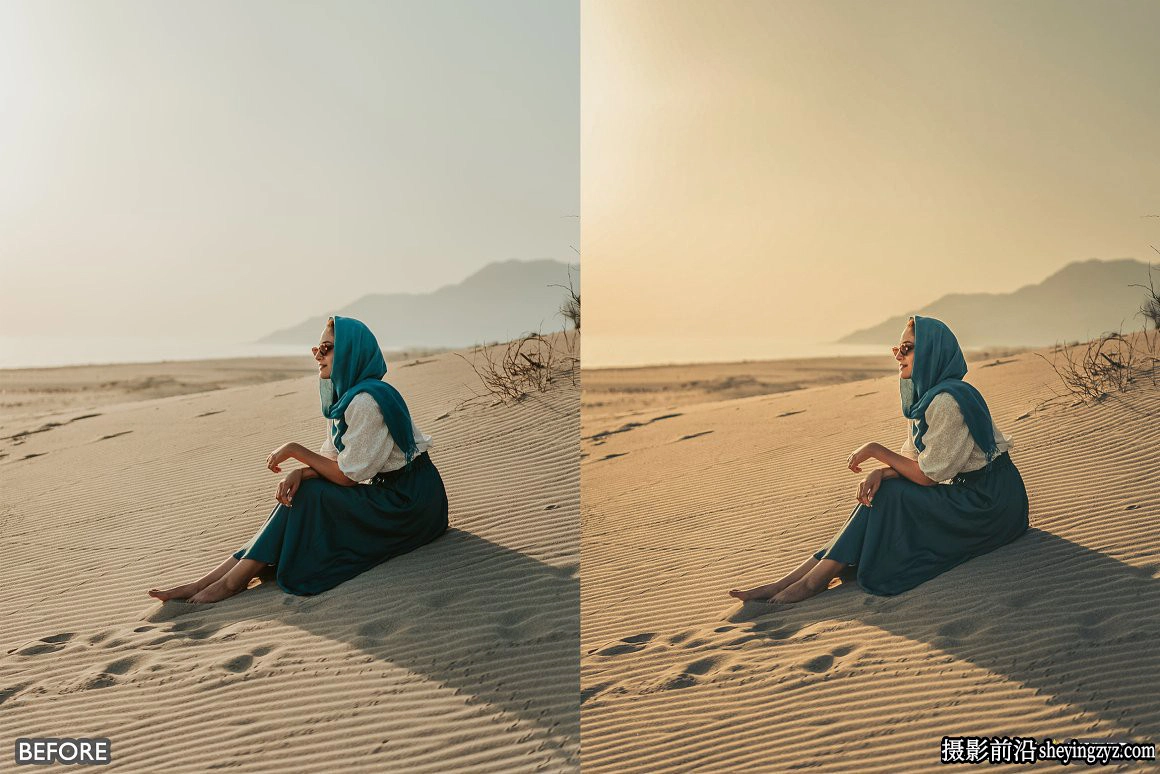 撒哈拉沙漠旅拍人文风光LR预设 Sahara Desert Lightroom Presets