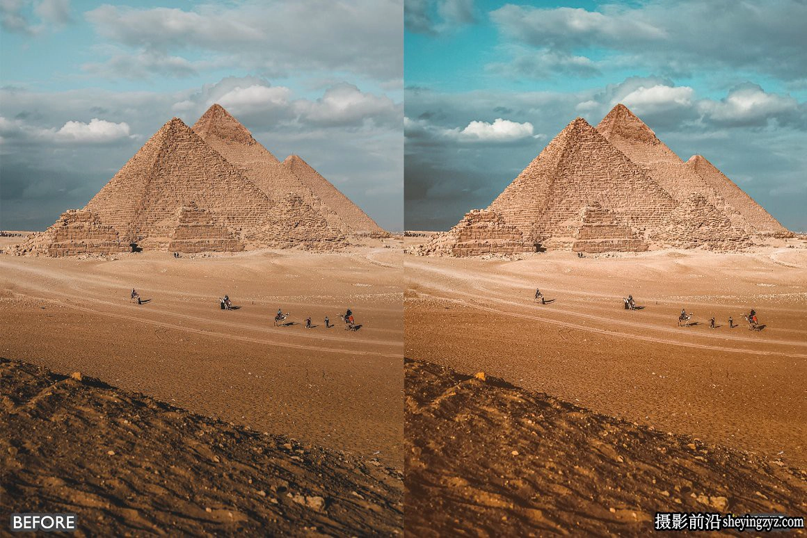 撒哈拉沙漠旅拍人文风光LR预设 Sahara Desert Lightroom Presets