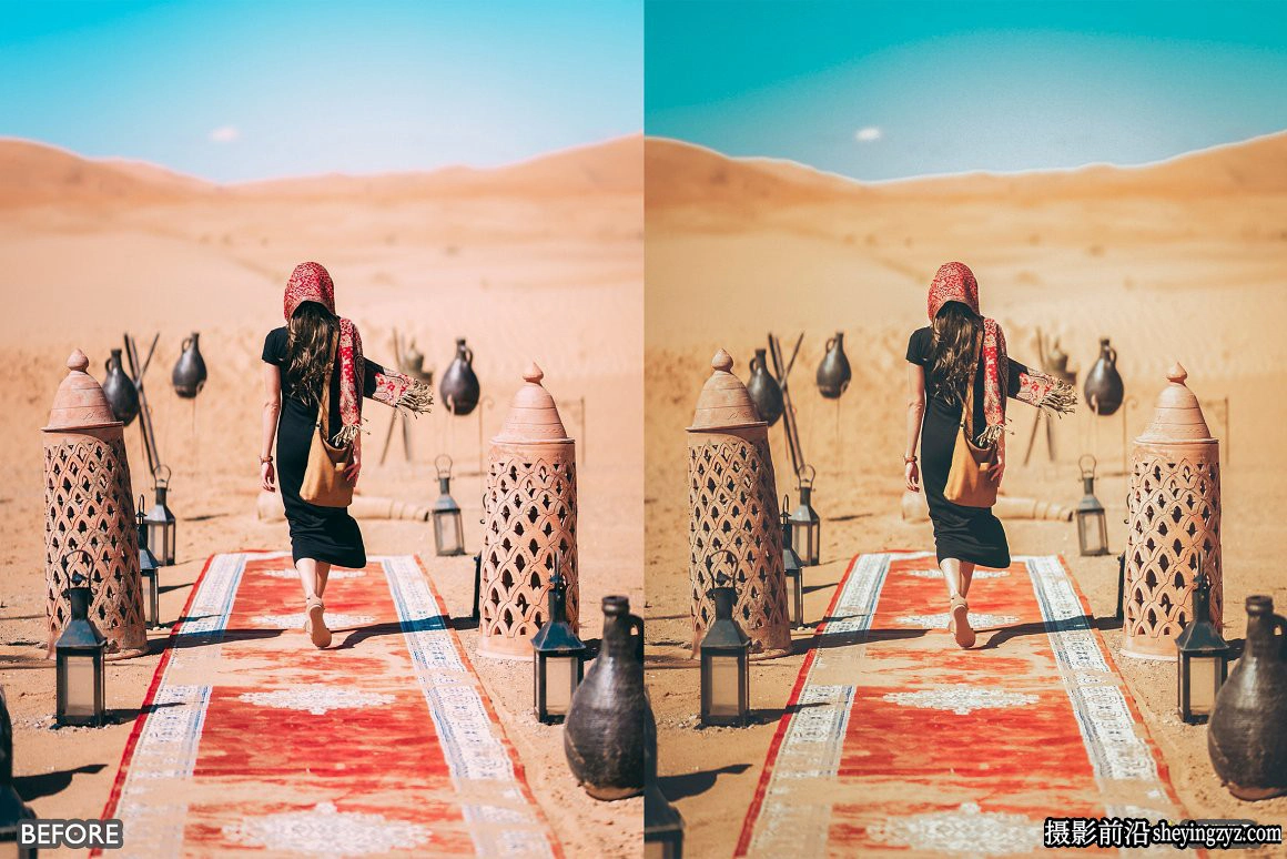 撒哈拉沙漠旅拍人文风光LR预设 Sahara Desert Lightroom Presets