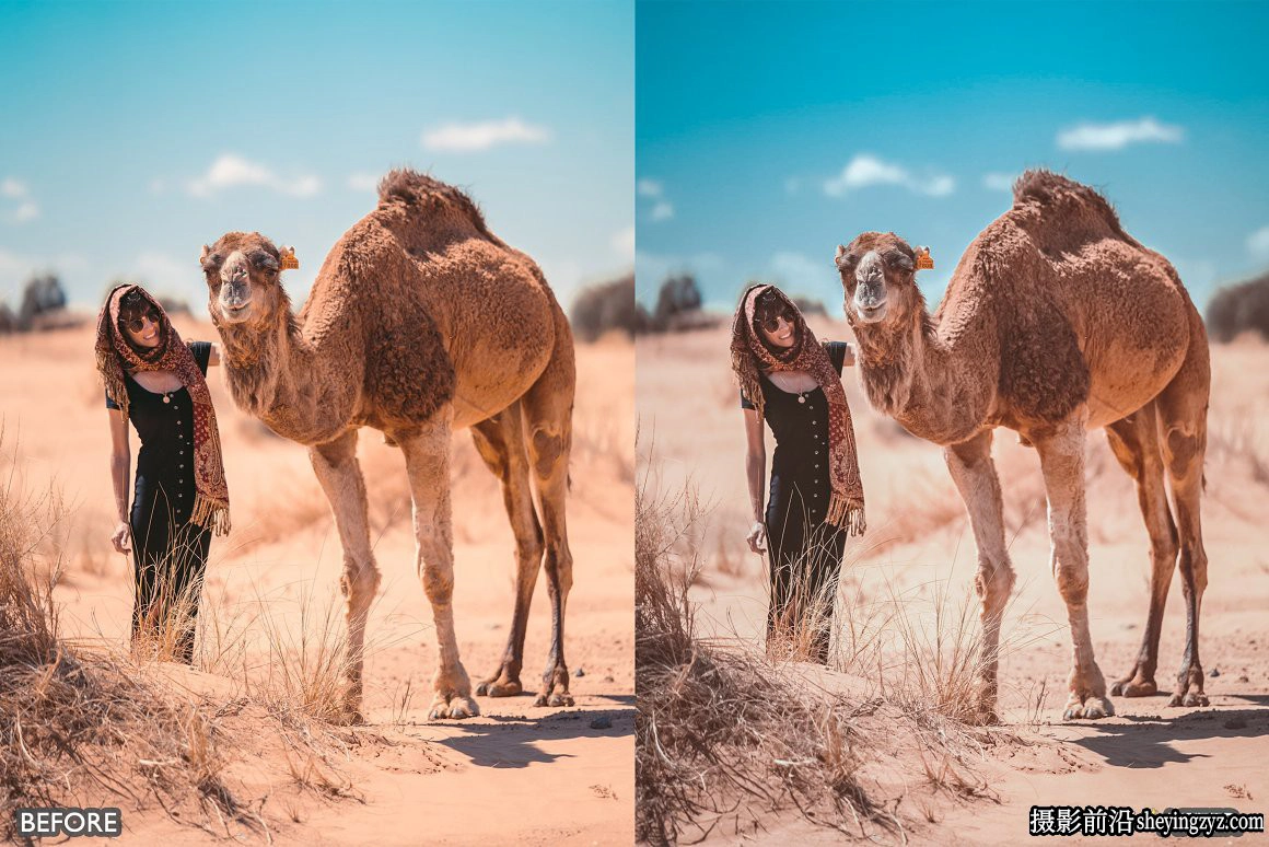 撒哈拉沙漠旅拍人文风光LR预设 Sahara Desert Lightroom Presets