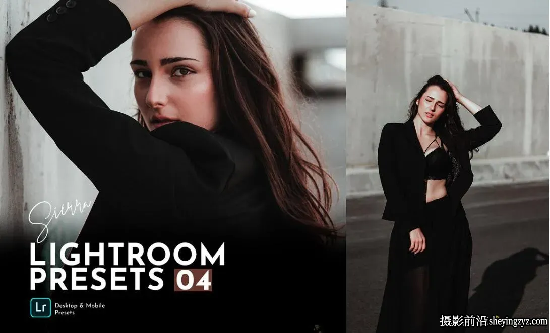黑暗电影情绪人像Lightroom预设 Sierra Lightroom Presets Pack